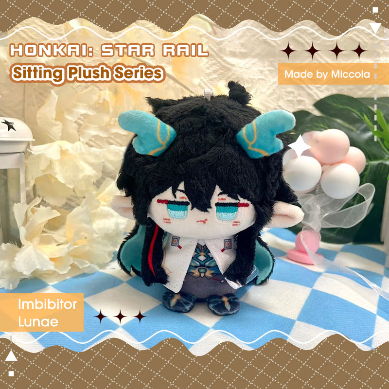 Honkai Star Rail 10cm Sitting pose Doll Plush Plushies (Danheng IL, Luocha, Blade)