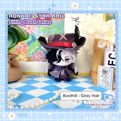 Honkai Star Rail 10cm Sitting pose Doll Plush Plushies (Stelle, Fu Xuan, Gallagher, March 7th, Boothill)