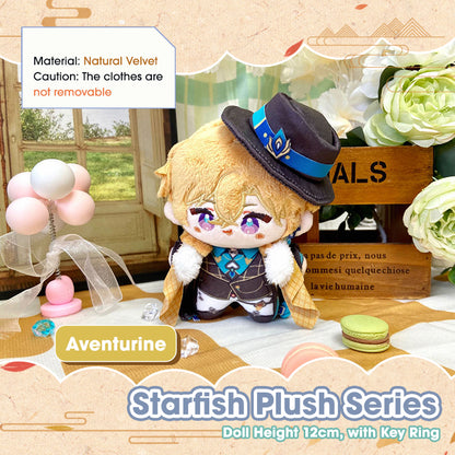 Honkai Star Rail 10cm Starfish Doll Plush Plushies (Aventurine, Firefly, Dr.Ratio)