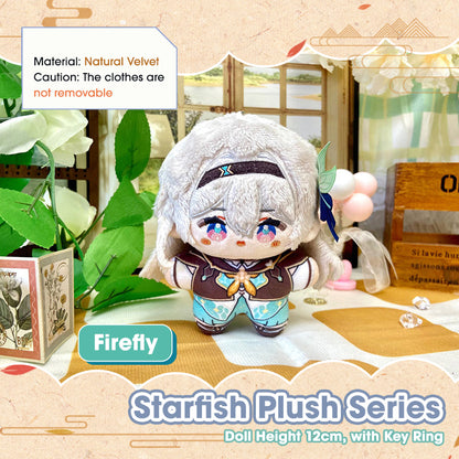 Honkai Star Rail 10cm Starfish Doll Plush Plushies (Aventurine, Firefly, Dr.Ratio)