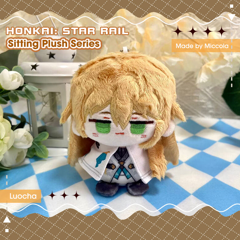 Honkai Star Rail 10cm Sitting pose Doll Plush Plushies (Danheng IL, Luocha, Blade)