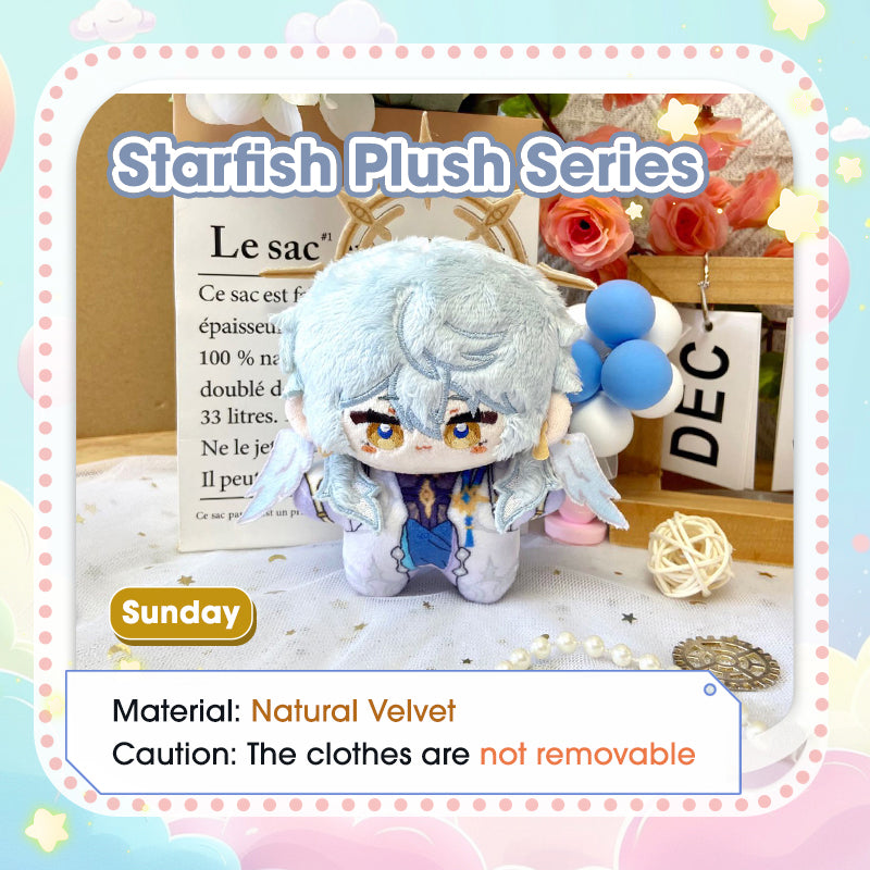 Honkai Star Rail 10cm Starfish Doll Plush Plushies (Aventurine, Firefly, Dr.Ratio)